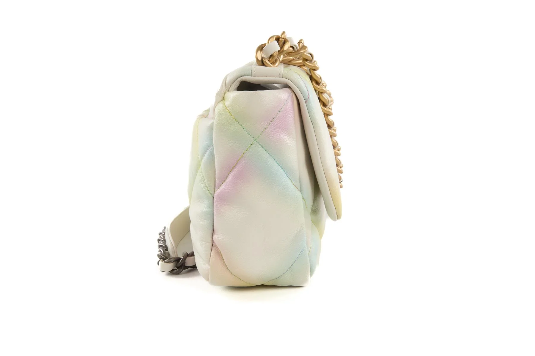 CHANEL MULTI 2022 19 SMALL QUILTED LEATHER SHOULDER BAG - Image 5