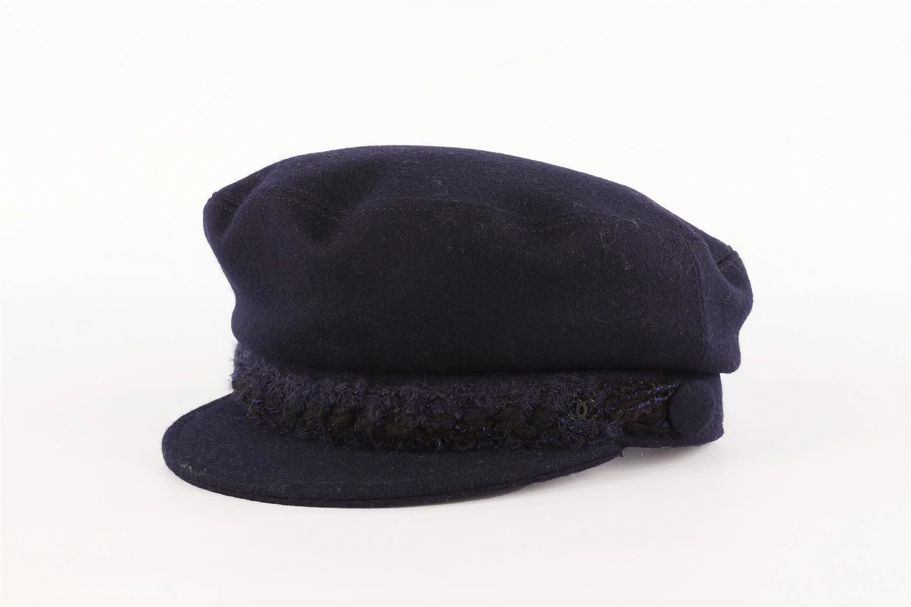 CHANEL NAVY 2019 WOOL CAP MEDIUM - Image 3
