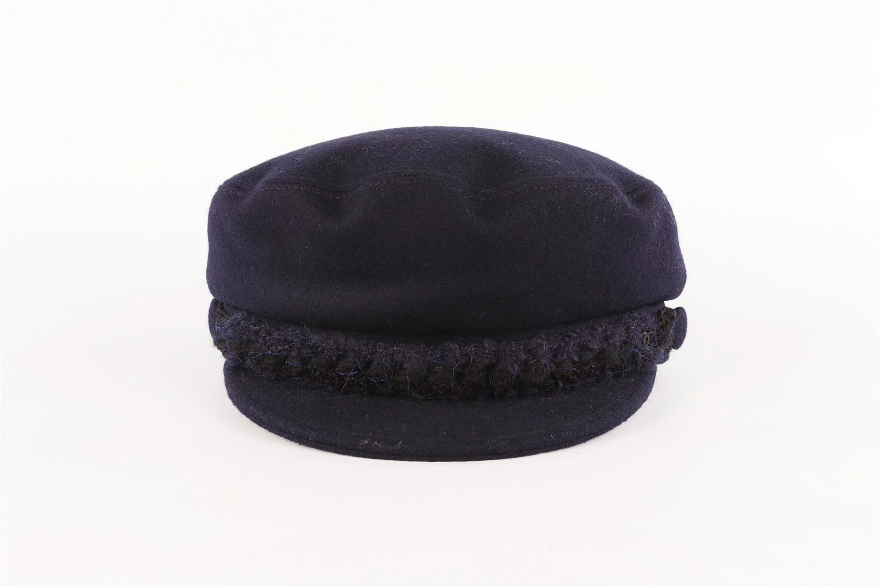 CHANEL NAVY 2019 WOOL CAP MEDIUM - Image 4