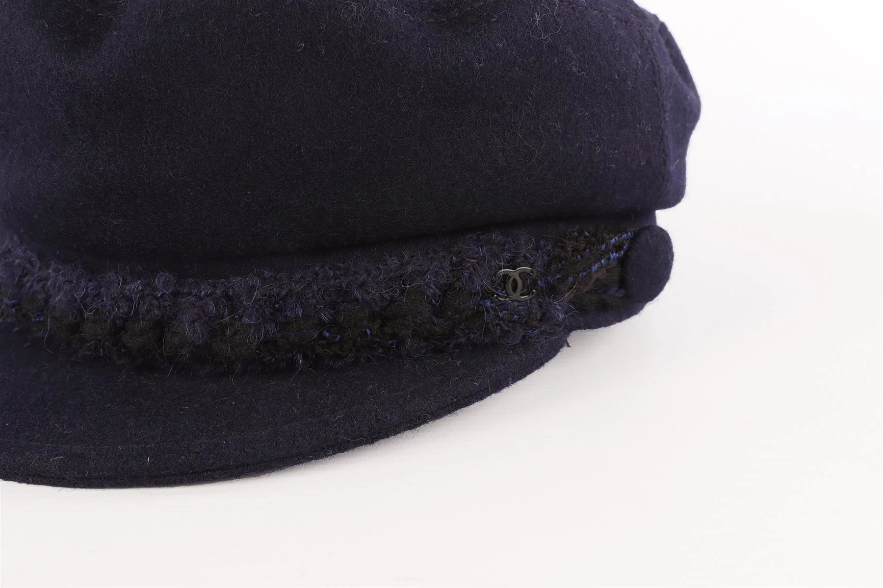 CHANEL NAVY 2019 WOOL CAP MEDIUM - Image 7
