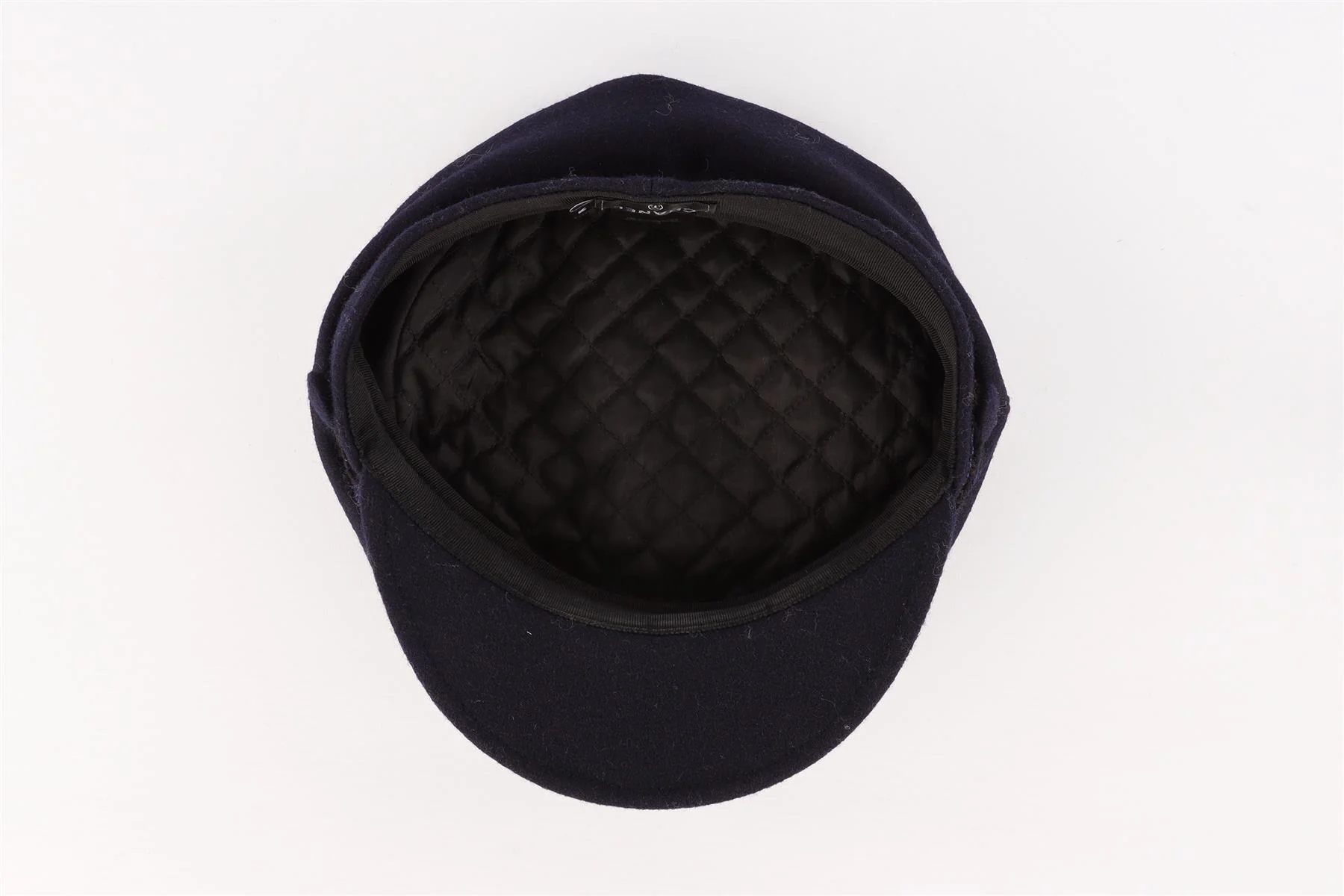 CHANEL NAVY 2019 WOOL CAP MEDIUM - Image 8