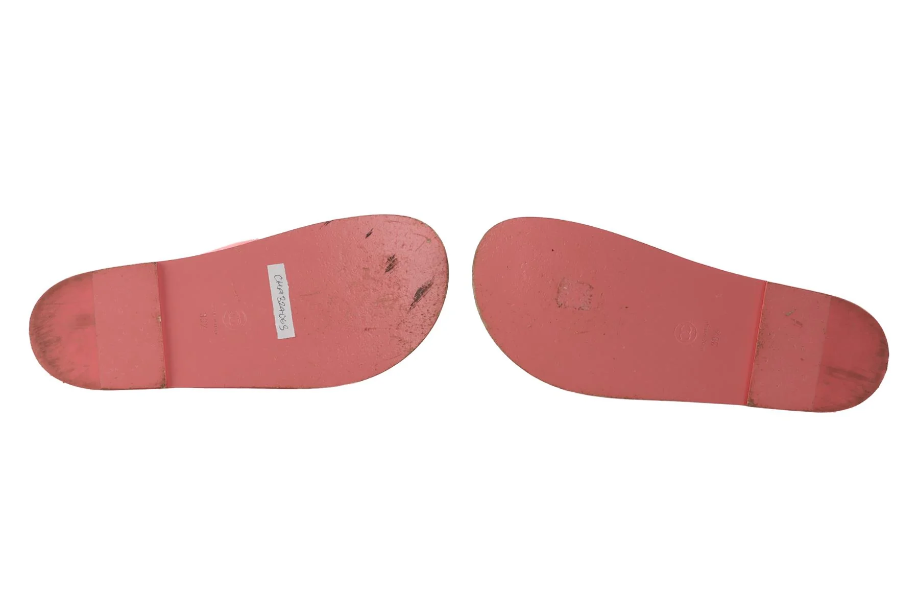 CHANEL PINK 2024 DAD QUILTED LEATHER SANDALS EU 38.5 UK 5.5 US 8.5 - Image 6