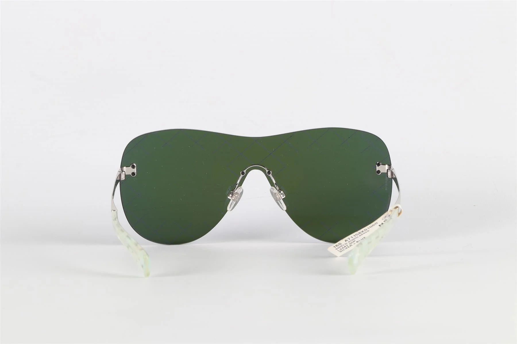 CHANEL PURPLE 2016 D FRAME SUNGLASSES - Image 4