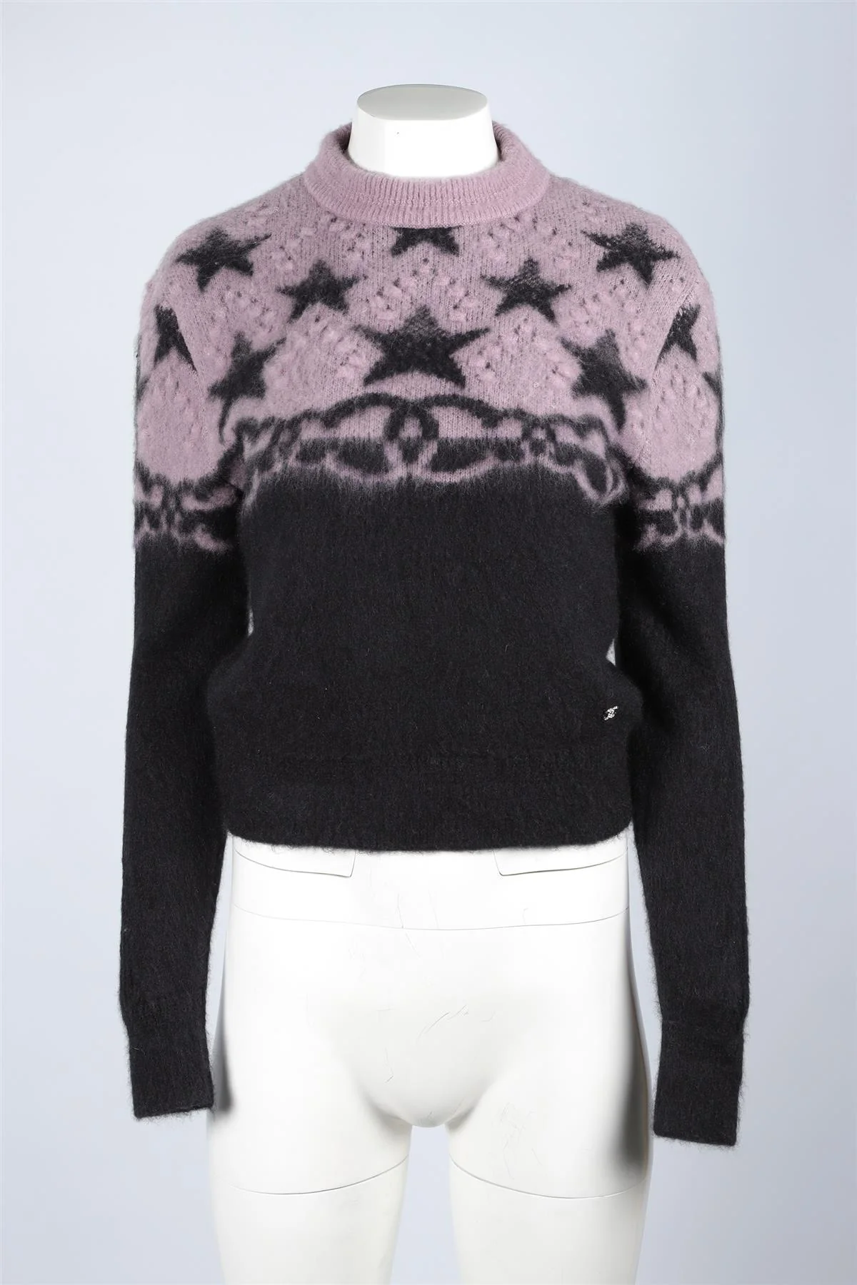 CHANEL PURPLE 2023 CASHMERE SWEATER FR 34 UK 6 - Image 2