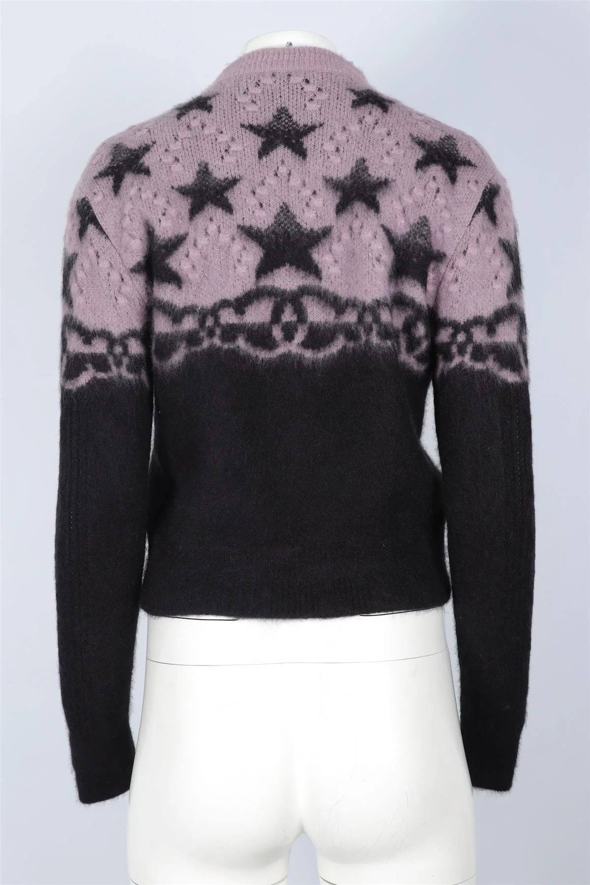 CHANEL PURPLE 2023 CASHMERE SWEATER FR 34 UK 6 - Image 4