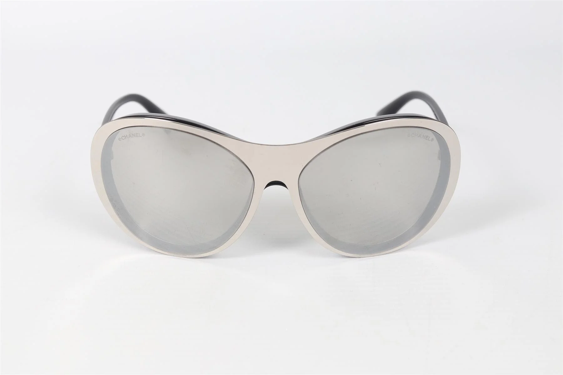 CHANEL ROUND FRAME ACETATE SUNGLASSES - Image 3