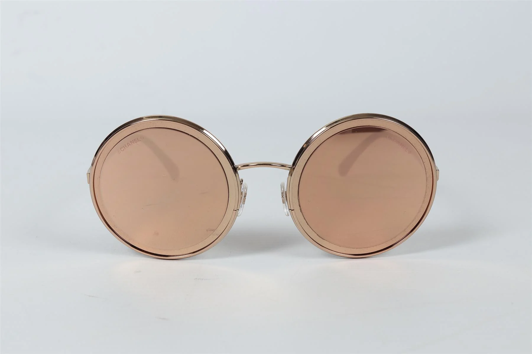 CHANEL ROUND FRAME ACETATE SUNGLASSES - Image 3