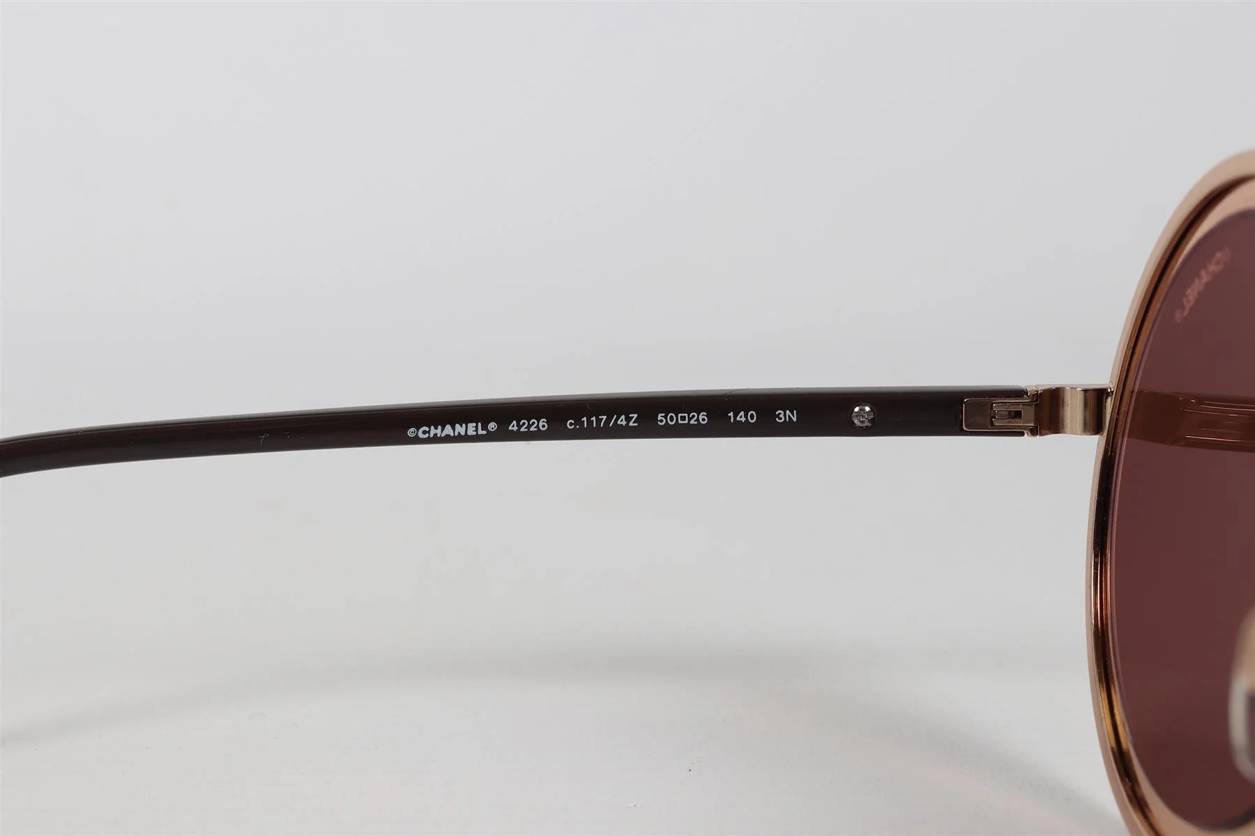 CHANEL ROUND FRAME ACETATE SUNGLASSES - Image 6