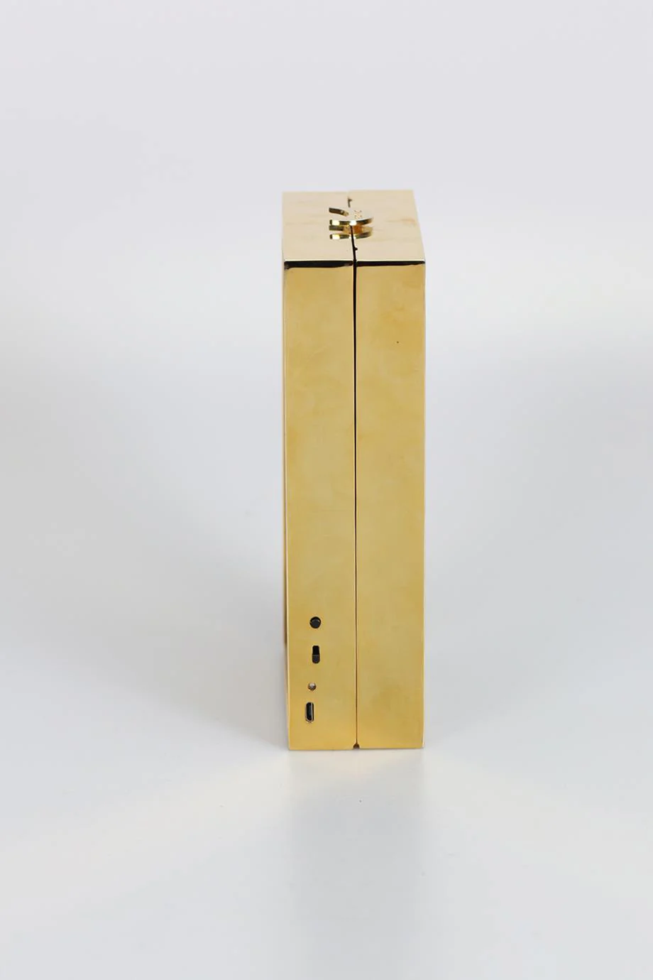 CHAOS PRINTED GOLD TONE CLUTCH - Image 5