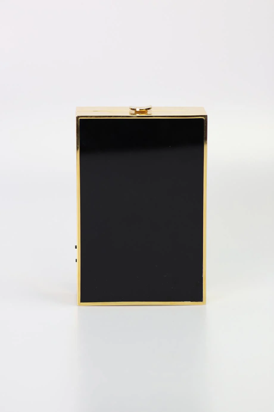 CHAOS PRINTED GOLD TONE CLUTCH - Image 6