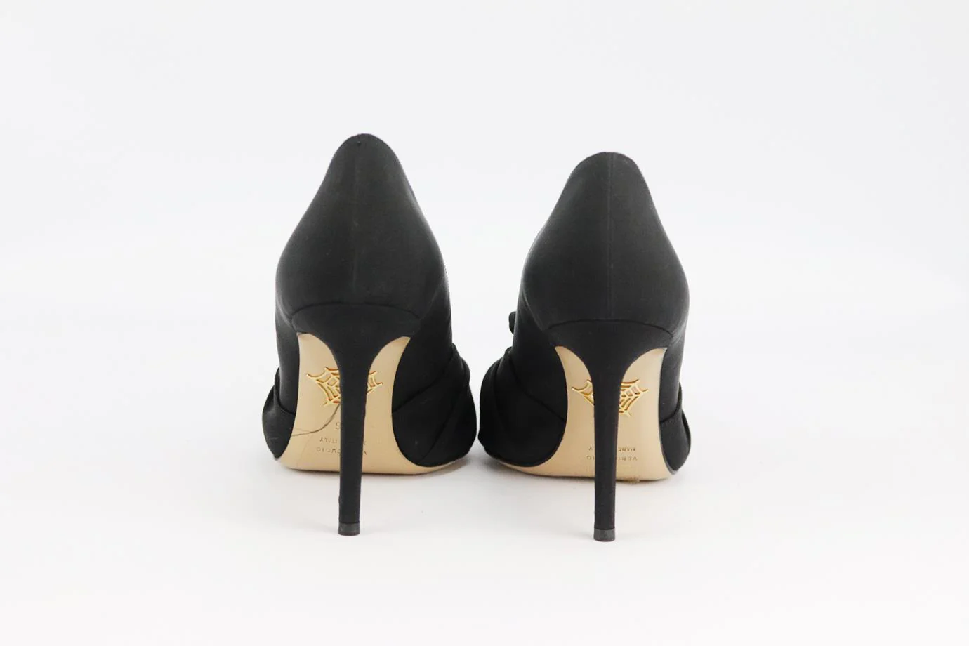 CHARLOTTE OLYMPIA BOW DETAILED SATIN PUMPS EU 36 UK 3 US 6 - Image 4