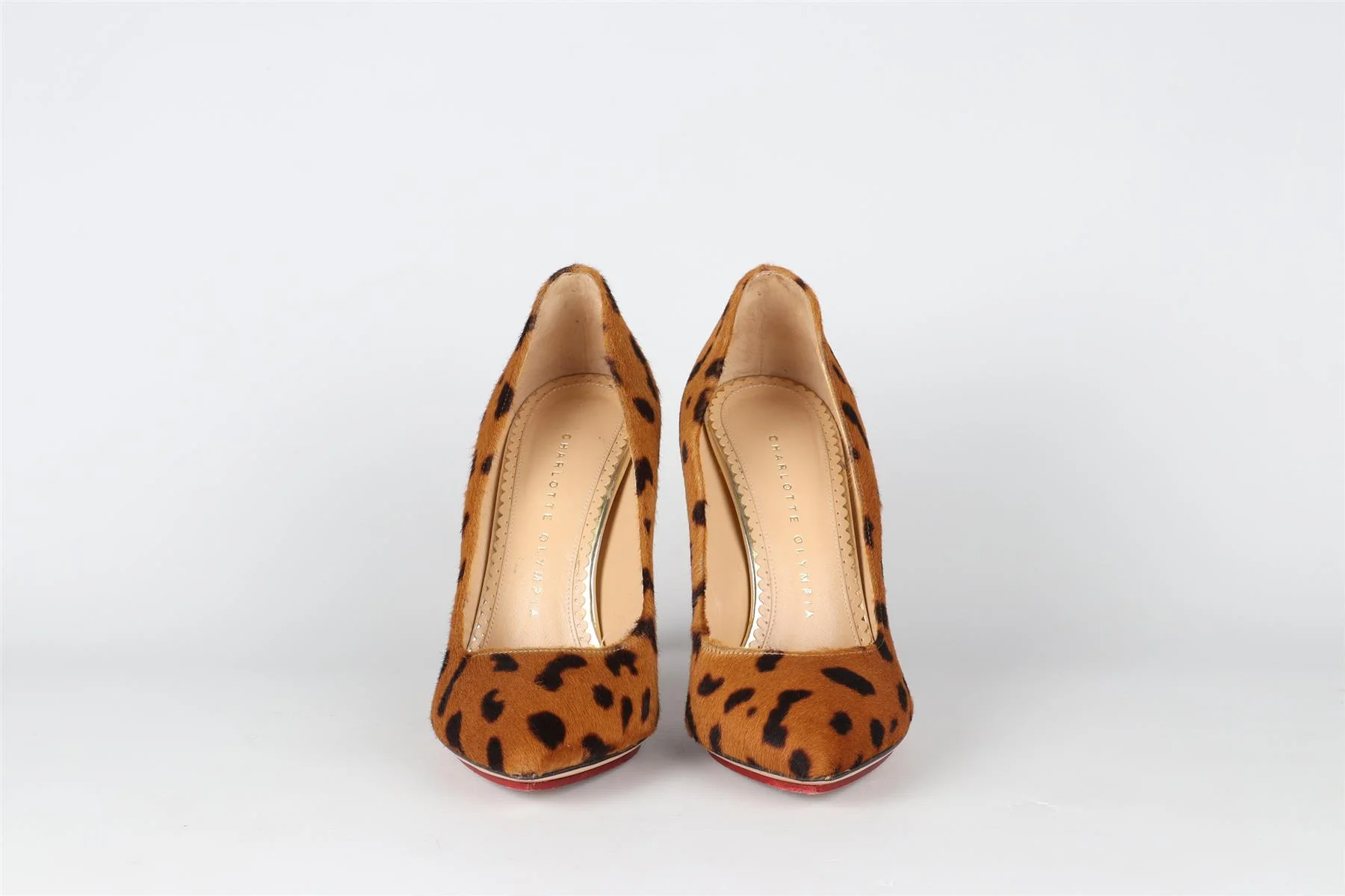 CHARLOTTE OLYMPIA BROWN CALF HAIR PUMPS EU 36 UK 3 US 6 - Image 3