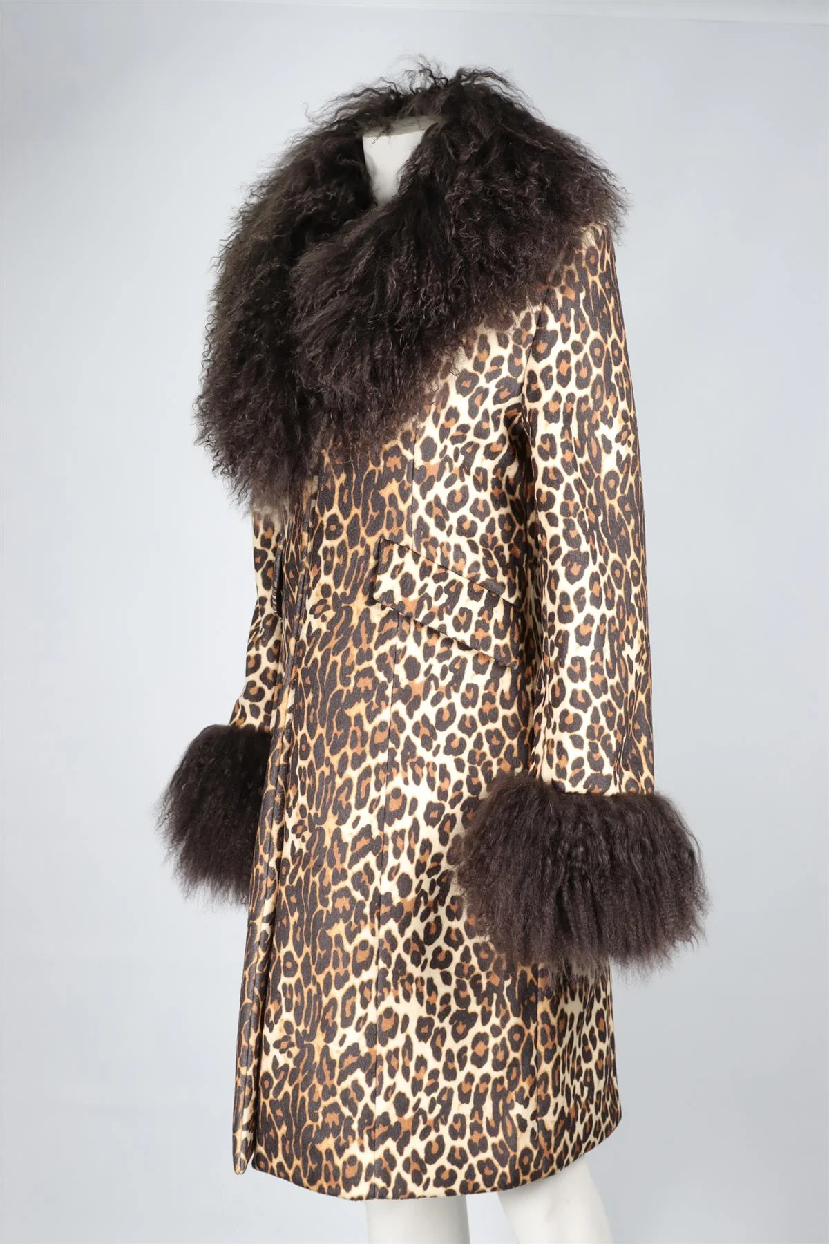 CHARLOTTE SIMONE BROWN COAT SMALL - Image 3