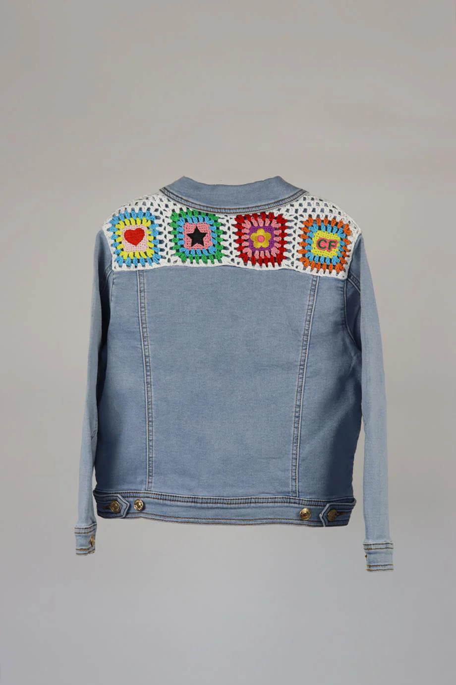 CHIARA FERRAGNI KIDS GIRLS DENIM JACKET 9 YEARS - Image 3