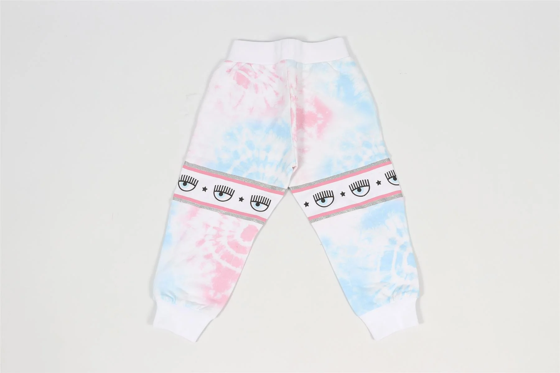 CHIARA FERRAGNI MULTICOLOURED KIDS GIRLS COTTON PANTS 2 YEARS - Image 5