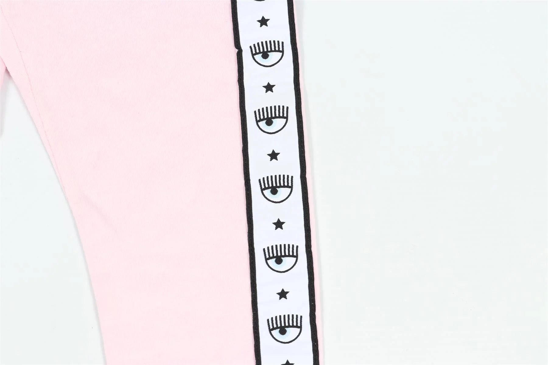CHIARA FERRAGNI PINK BABY GIRLS COTTON LEGGINGS 18 MONTHS - Image 3