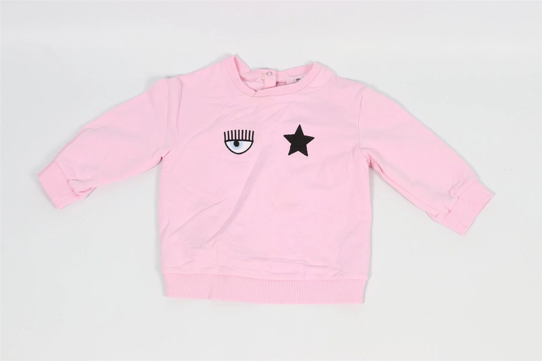CHIARA FERRAGNI PINK BABY GIRLS SWEATSHIRT AND PANTS SET 18 MONTHS - Image 3