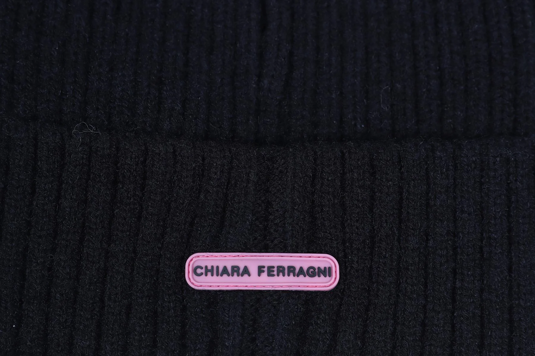 CHIARA FERRAGNI RIBBED KNIT BEANIE - Image 3