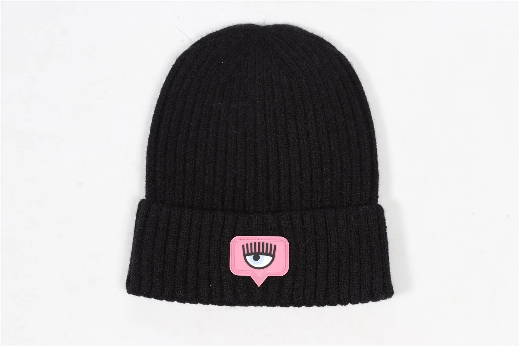 CHIARA FERRAGNI RIBBED KNIT BEANIE - Image 4
