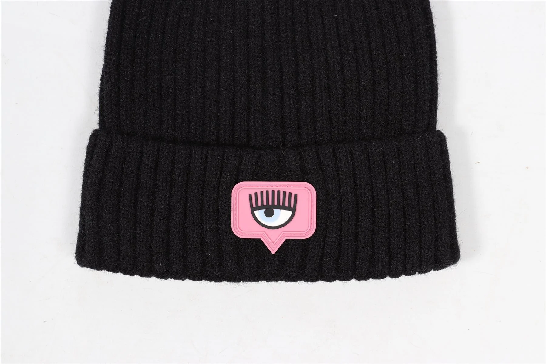 CHIARA FERRAGNI RIBBED KNIT BEANIE - Image 5