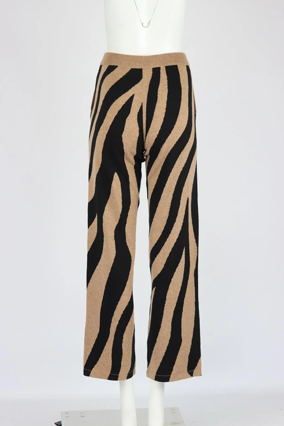 CHINTI AND PARKER INTARSIA WOOL BLEND STRAIGHT LEG PANTS XSMALL - Image 4