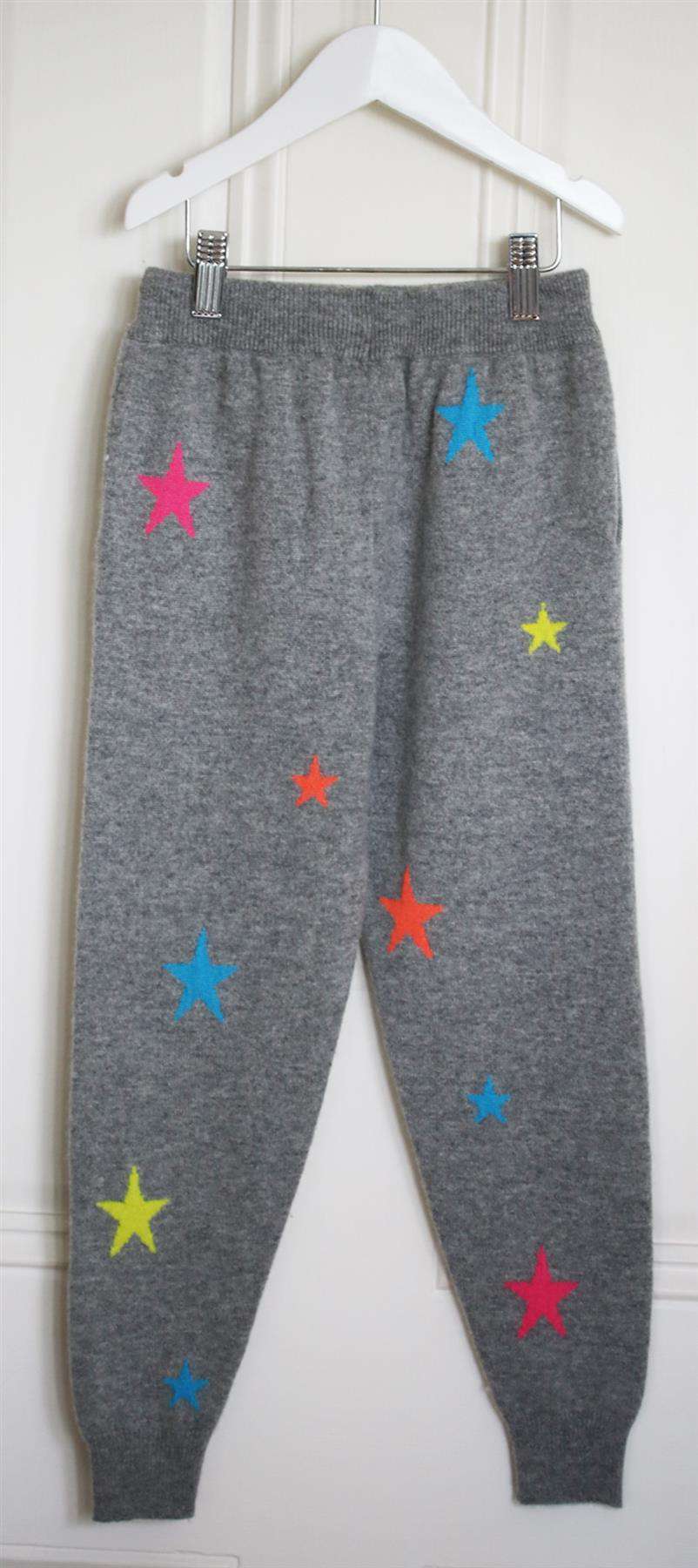 CHINTI AND PARKER KIDS UNISEX STAR CASHMERE TRACK PANTS 5-7 YEARS - Image 3