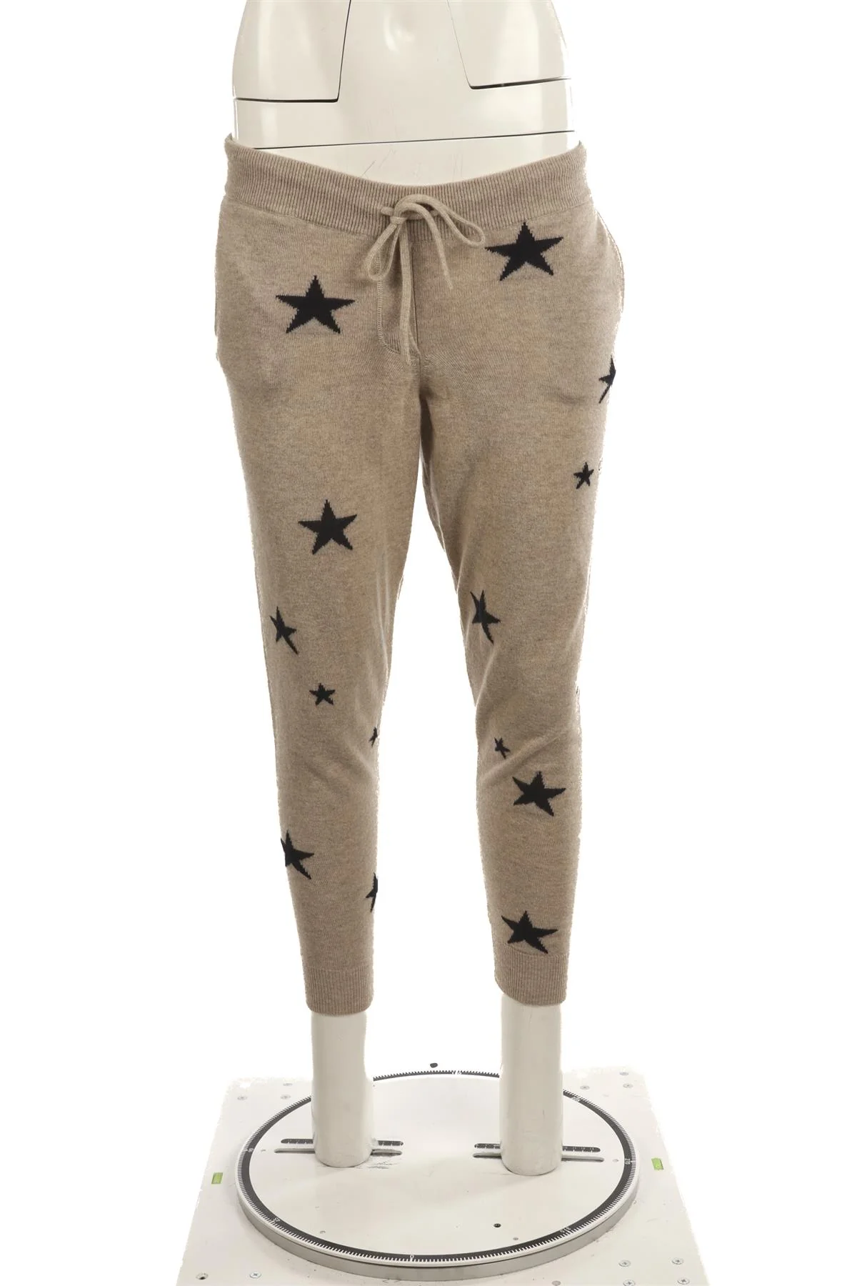 CHINTI & PARKER BEIGE CASHMERE TAPERED PANTS XSMALL - Image 2