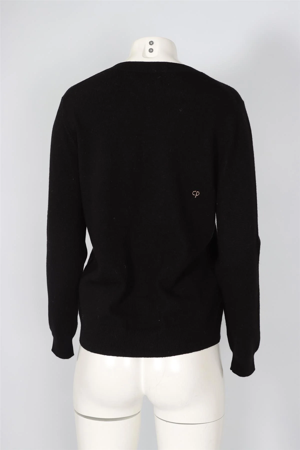 CHINTI & PARKER BLACK WOOL SWEATER MEDIUM - Image 4