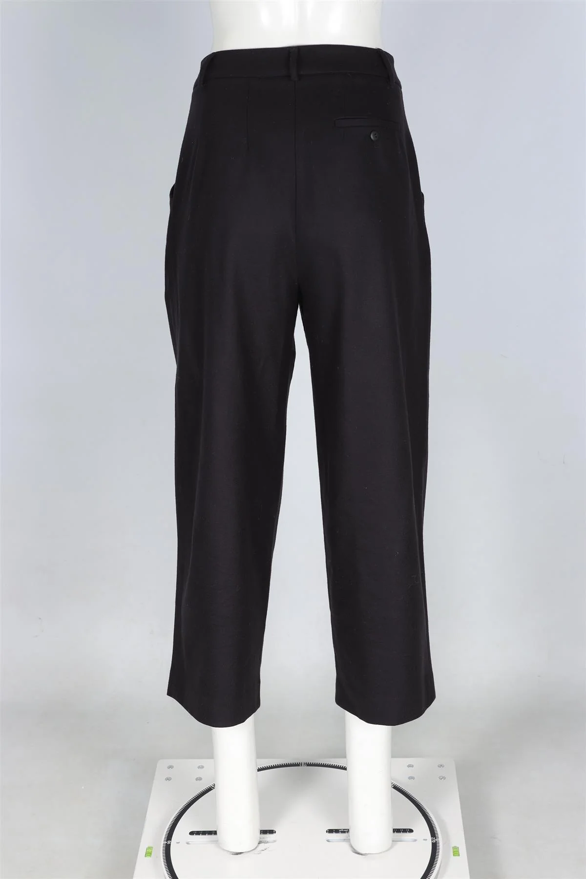 CHINTI & PARKER NAVY WOOL WIDE LEG PANTS UK 6 - Image 4