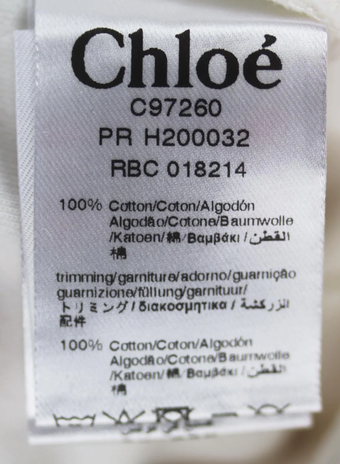 CHLOE BABY GIRLS COTTON BABYGROW 6 MONTHS - Image 5