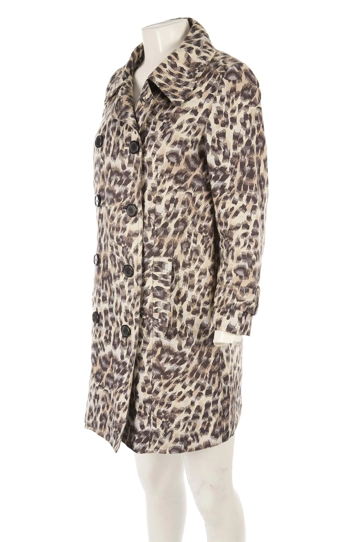 CHLOÉ BEIGE COTTON COAT LARGE - Image 3