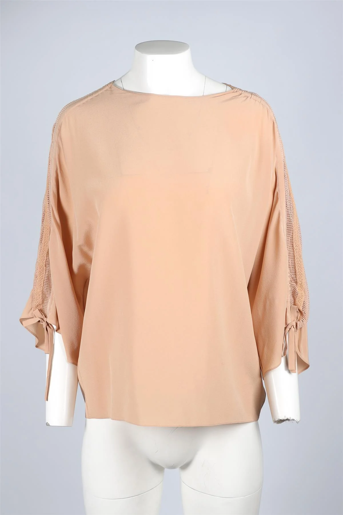 CHLOÉ BEIGE COTTON TOP FR 40 UK 12 - Image 2