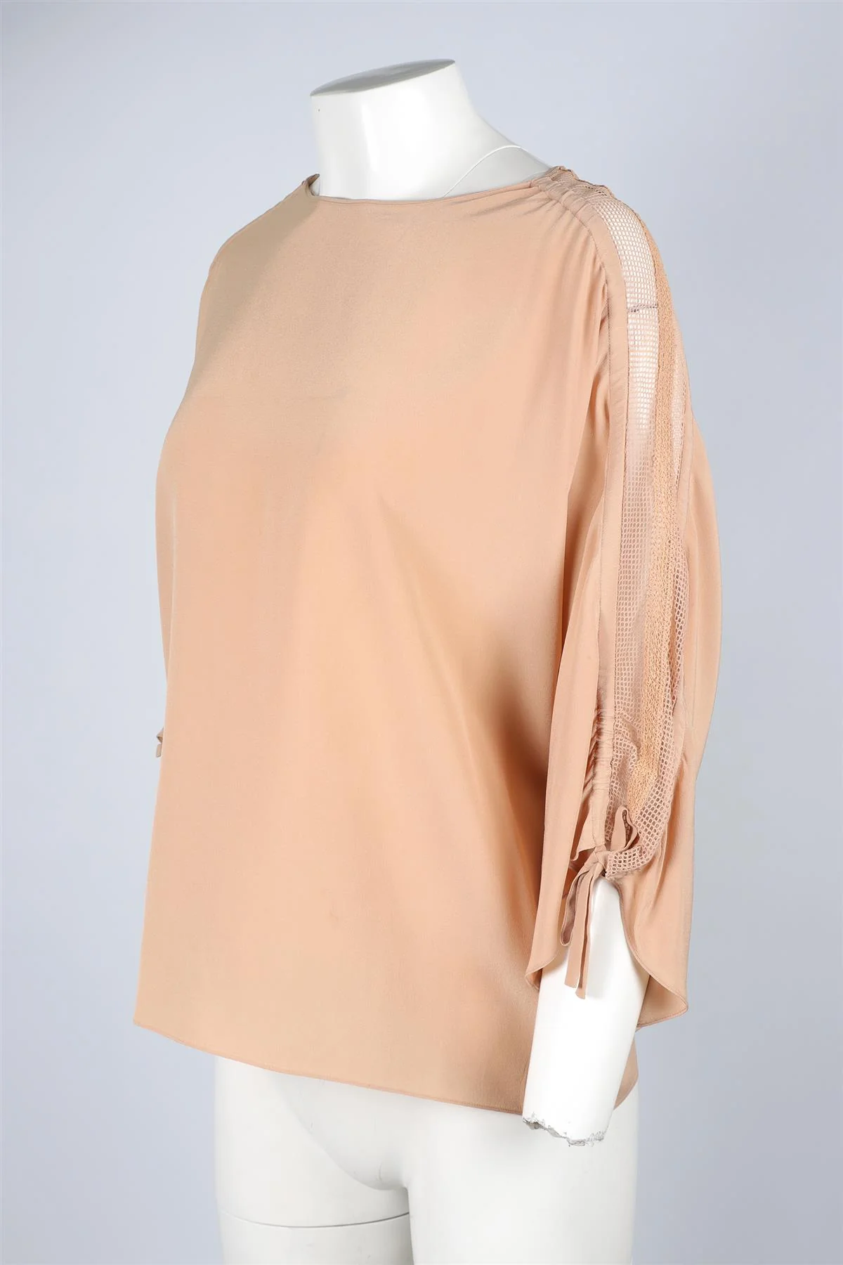 CHLOÉ BEIGE COTTON TOP FR 40 UK 12 - Image 3