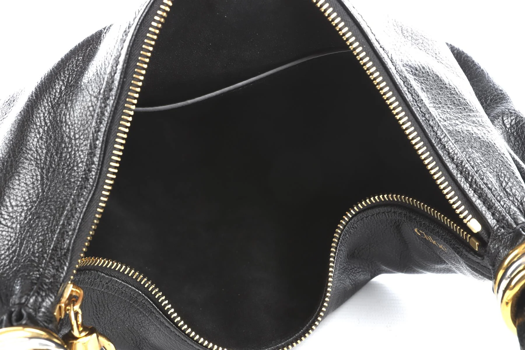 CHLOÉ BLACK BRACELET LEATHER SHOULDER BAG - Image 10