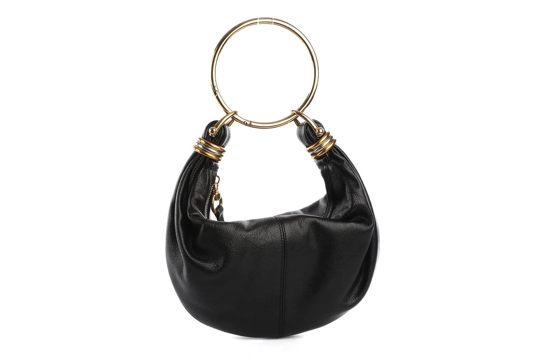 CHLOÉ BLACK BRACELET LEATHER SHOULDER BAG - Image 2