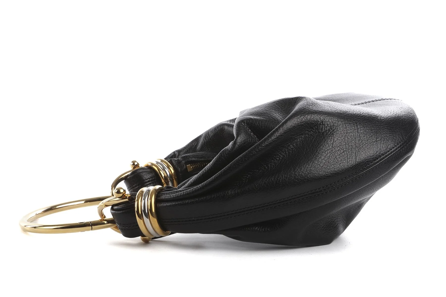 CHLOÉ BLACK BRACELET LEATHER SHOULDER BAG - Image 4