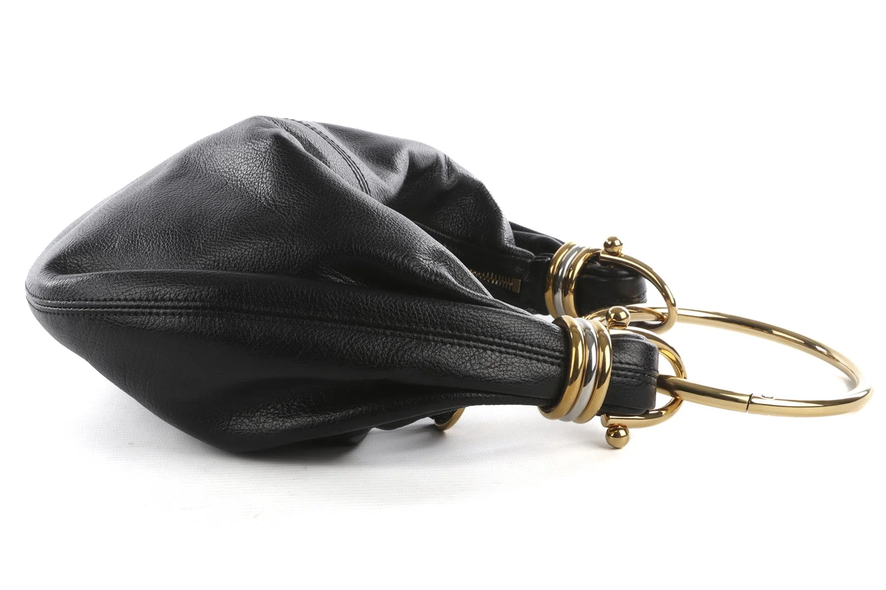 CHLOÉ BLACK BRACELET LEATHER SHOULDER BAG - Image 5