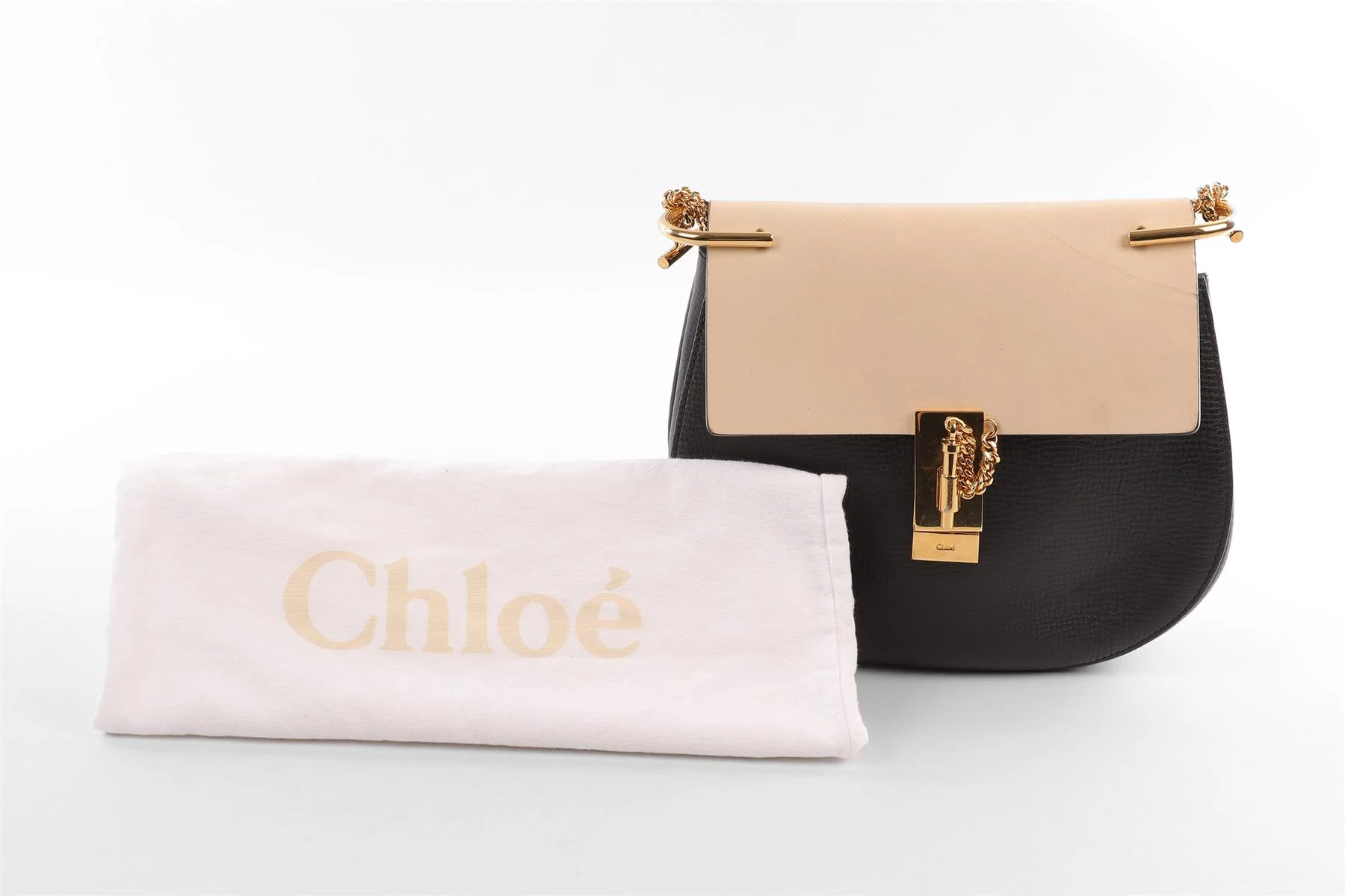 CHLOÉ BLACK DREW MEDIUM LEATHER SHOULDER BAG - Image 11