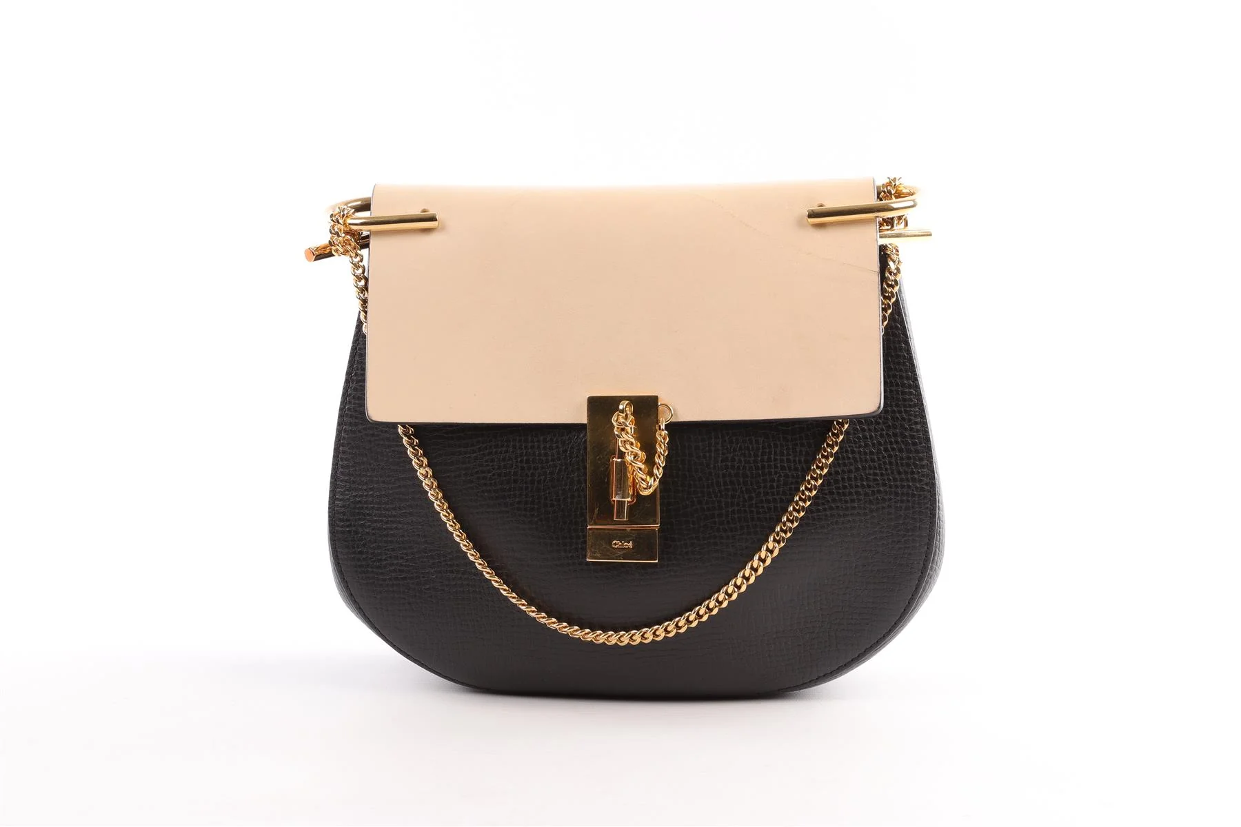 CHLOÉ BLACK DREW MEDIUM LEATHER SHOULDER BAG - Image 2
