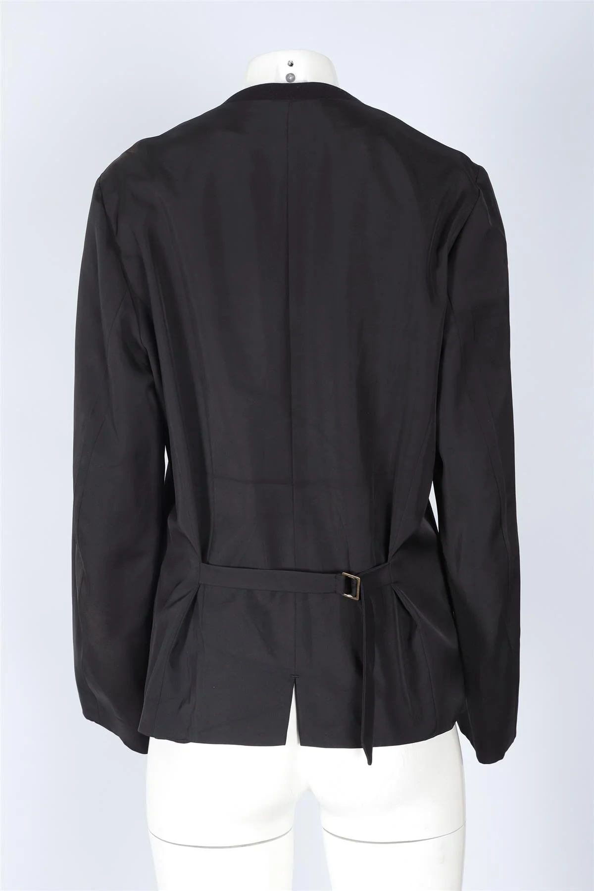CHLOÉ BLACK WOOL JACKET FR 44 UK 16 - Image 4