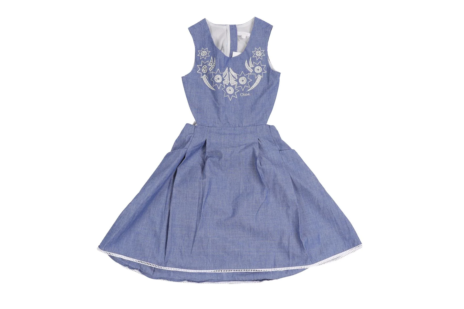 CHLOÉ BLUE KIDS GIRLS DRESS 8 YEARS - Image 2