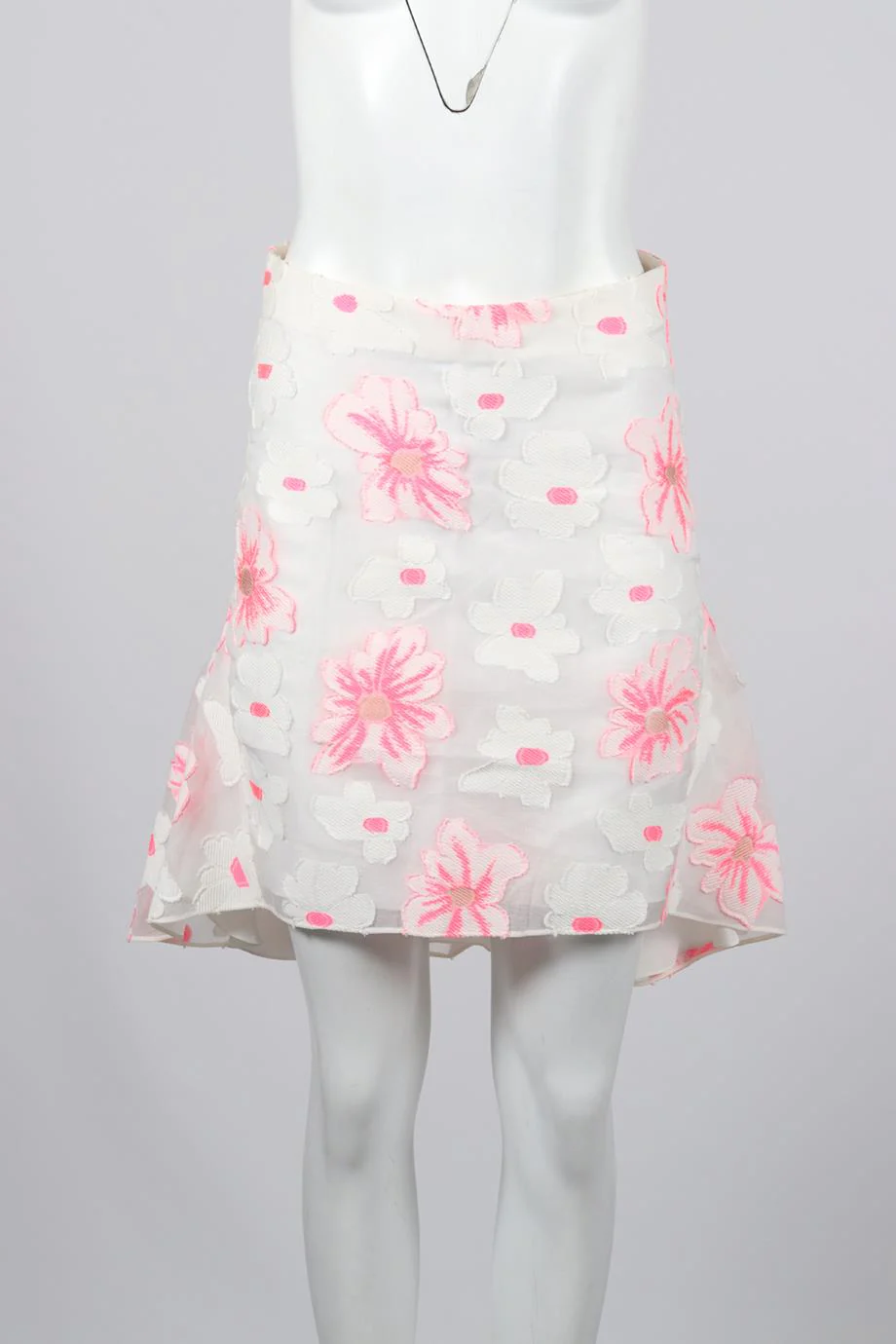 CHLOÉ COTTON AND SILK BLEND MINI SKIRT FR 34 UK 6 - Image 2