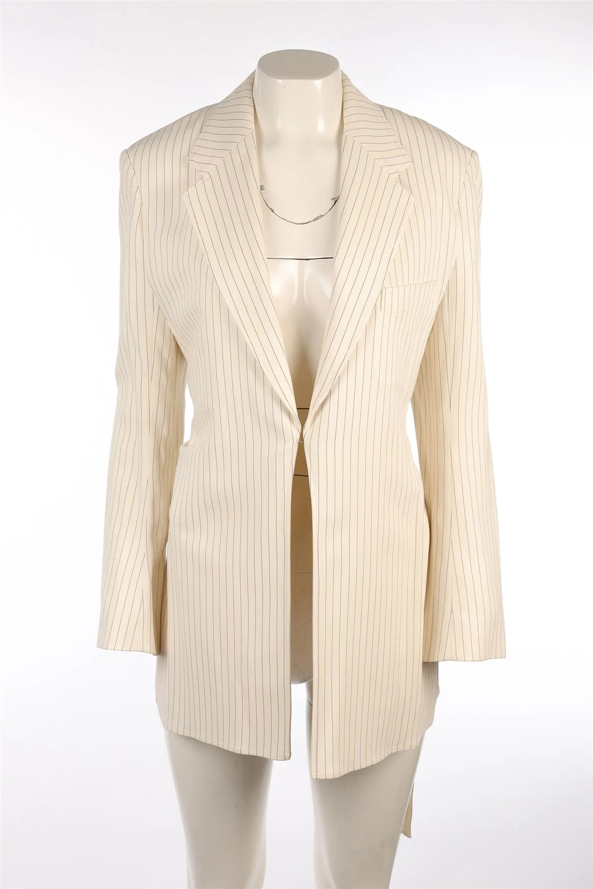CHLOÉ CREAM WOOL BLAZER FR 36 UK 8 - Image 2
