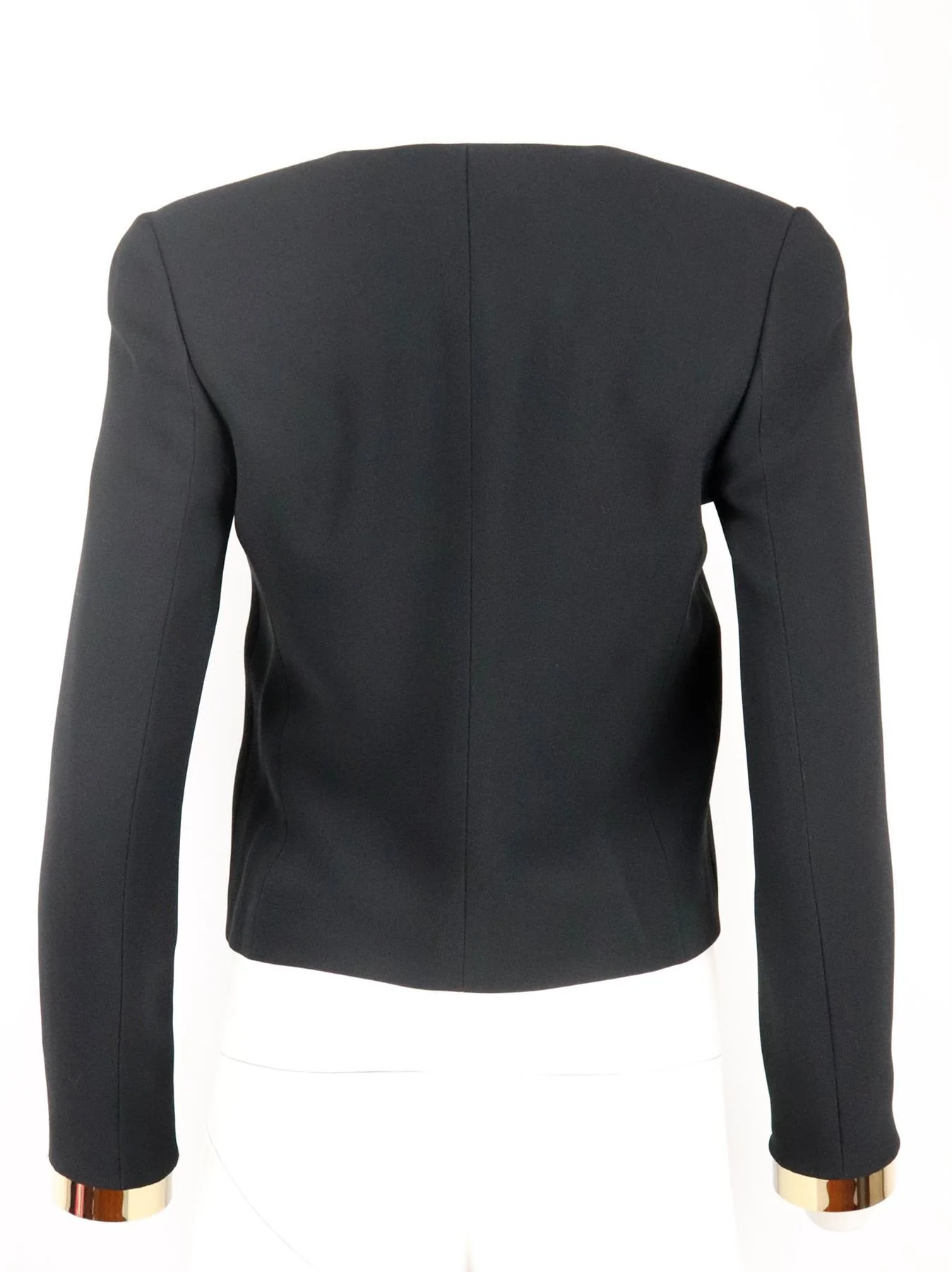 CHLOÉ EMBELLISHED STRETCH CREPE JACKET FR 36 UK 8 - Image 4