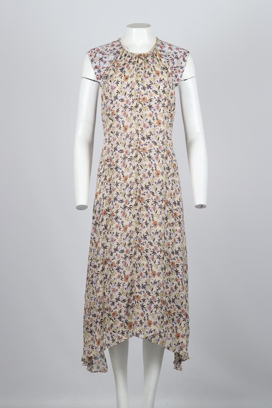 CHLOÉ FLORAL PRINT CREPE MAXI DRESS FR 36 UK 8 - Image 2
