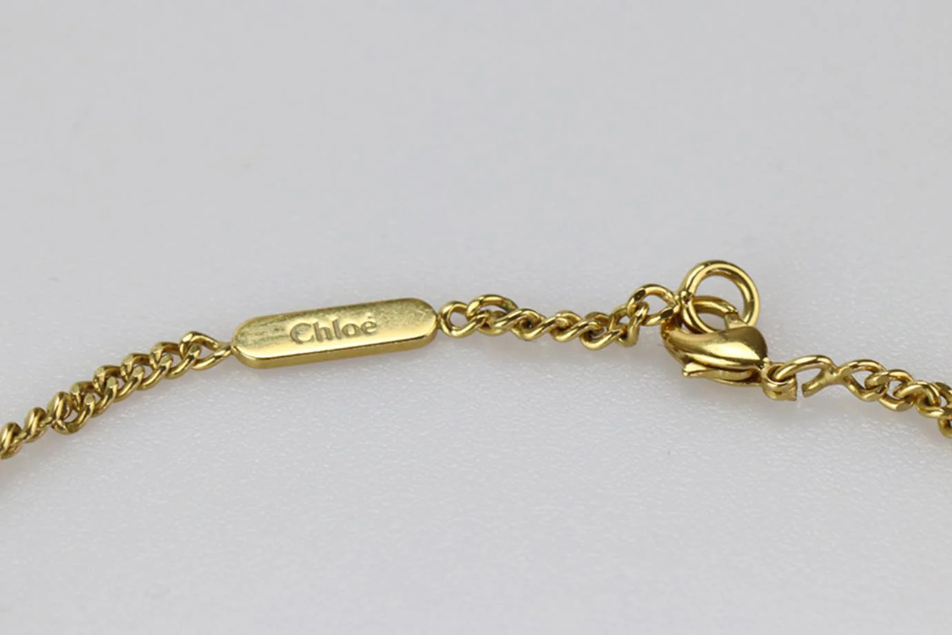 CHLOÉ GOLD AND SILVER PENDANT CHAIN NECKLACE - Image 5