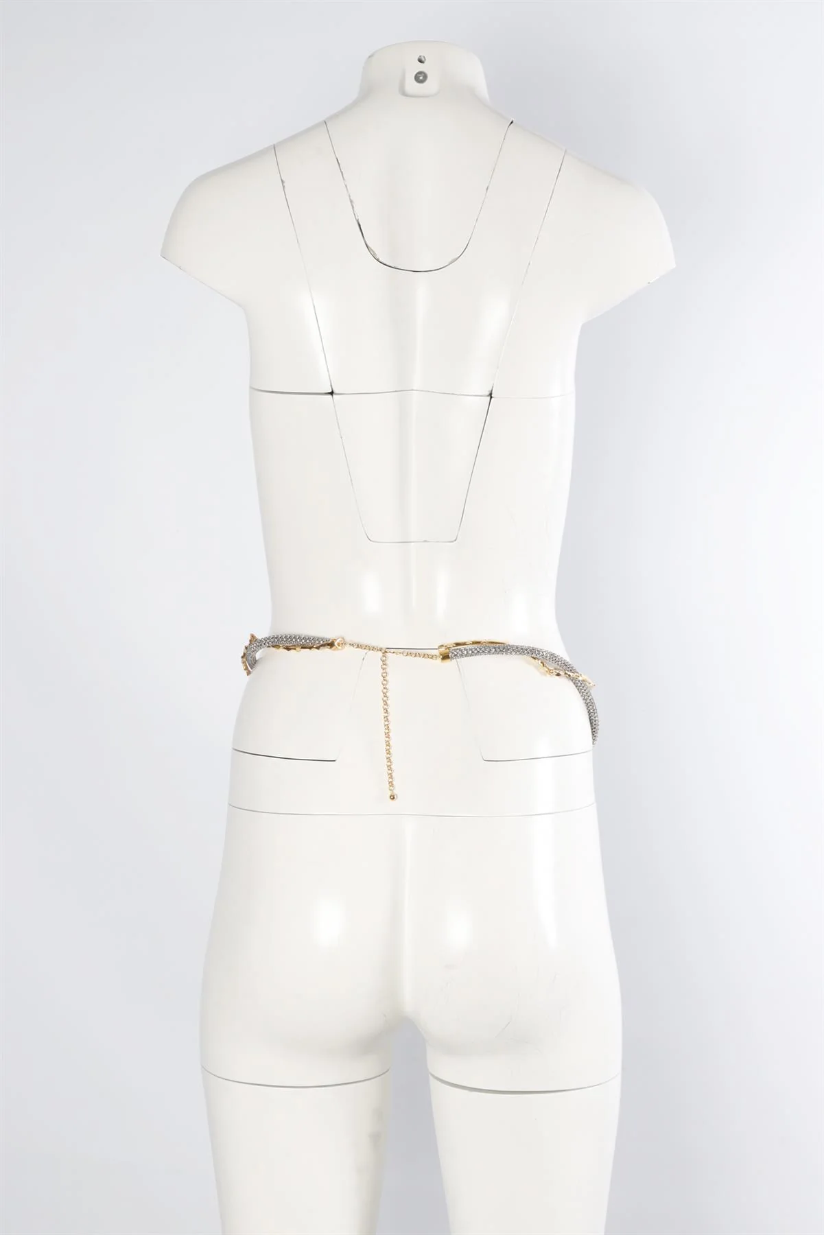 CHLOÉ GOLD DARIA CRYSTAL WAIST BELT - Image 8