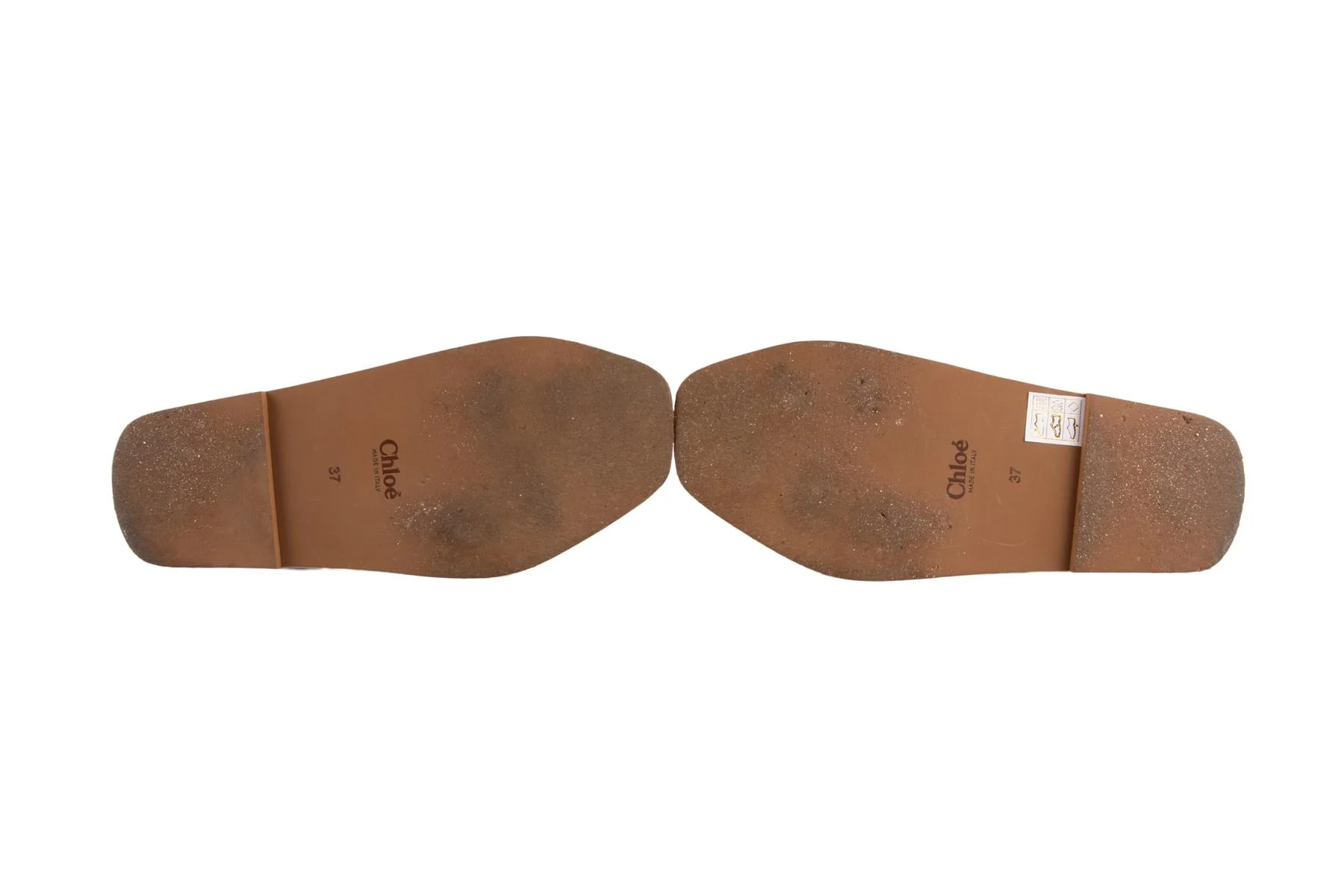 CHLOÉ GREEN WOODY CANVAS SANDALS EU 37 - Image 6