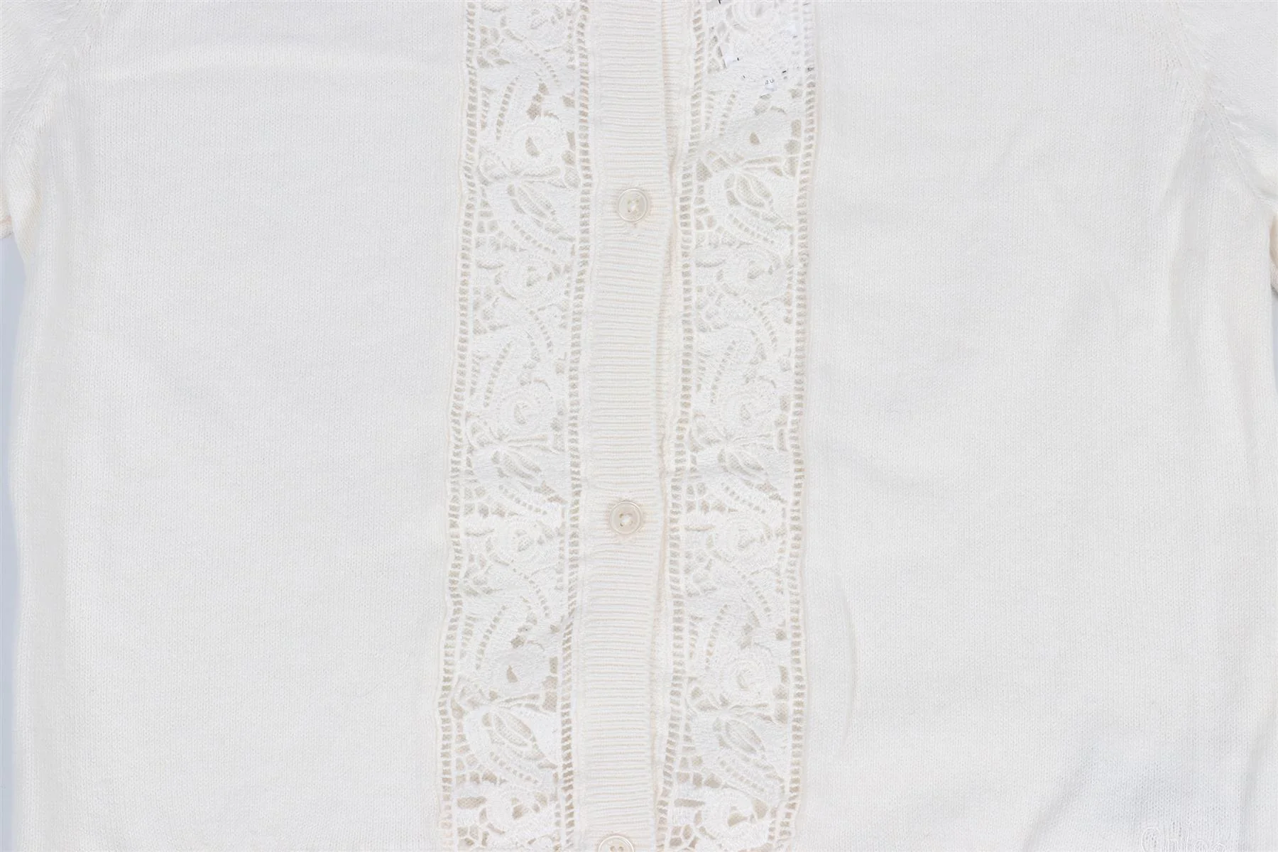 CHLOÉ  IVORY KIDS GIRLS COTTON CARDIGAN 8 YEARS - Image 3