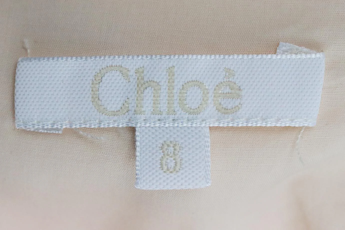 CHLOÉ KIDS GIRLS COTTON DRESS 8 YEARS - Image 4